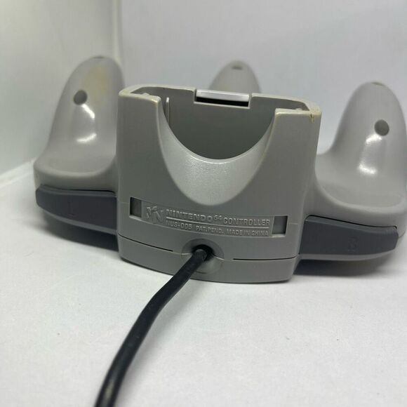 N64 Nintendo OEM Gray Controller New GC style Joystick User Tested Everything Wo - Picture 6 of 6